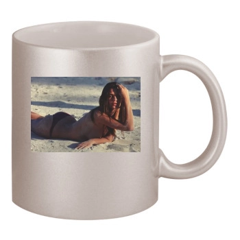 Emily Ratajkowski 11oz Metallic Silver Mug