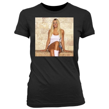 Jodie Marsh Women's Junior Cut Crewneck T-Shirt