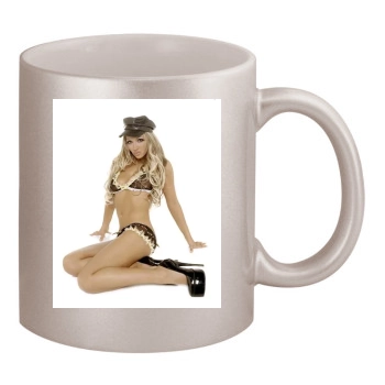 Jodie Marsh 11oz Metallic Silver Mug