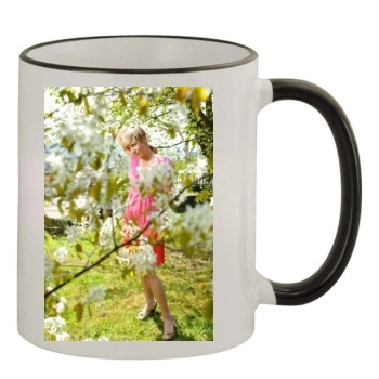 Eva Camenzind 11oz Colored Rim & Handle Mug