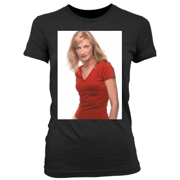 Joely Richardson Women's Junior Cut Crewneck T-Shirt