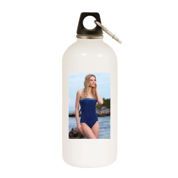 Fabiana Semprebom White Water Bottle With Carabiner