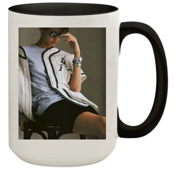 Famke Janssen 15oz Colored Inner & Handle Mug