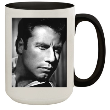 John Travolta 15oz Colored Inner & Handle Mug