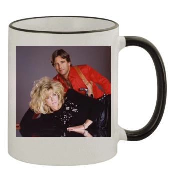 Farrah Fawcett 11oz Colored Rim & Handle Mug