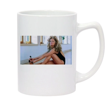 Farrah Fawcett 14oz White Statesman Mug