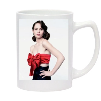 Felicity Jones 14oz White Statesman Mug