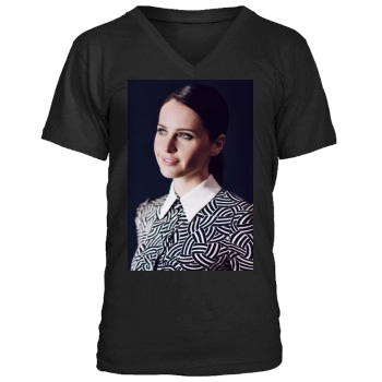 Felicity Jones Men's V-Neck T-Shirt