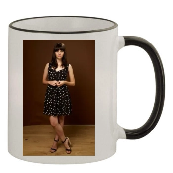 Felicity Jones 11oz Colored Rim & Handle Mug