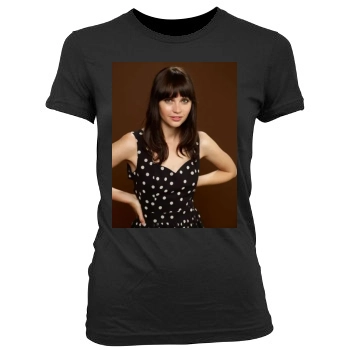 Felicity Jones Women's Junior Cut Crewneck T-Shirt