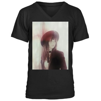 Felicity Jones Men's V-Neck T-Shirt