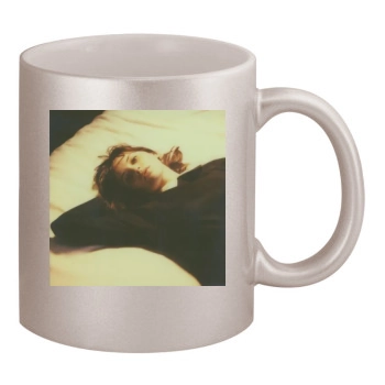 Felicity Jones 11oz Metallic Silver Mug