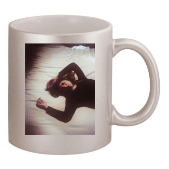 Felicity Jones 11oz Metallic Silver Mug