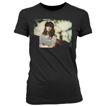 Felicity Jones Women's Junior Cut Crewneck T-Shirt