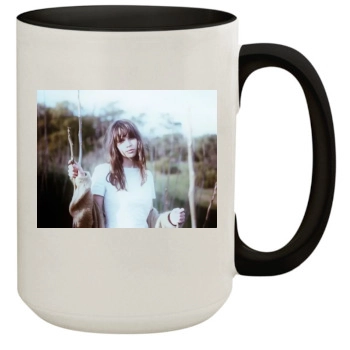 Felicity Jones 15oz Colored Inner & Handle Mug