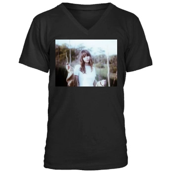 Felicity Jones Men's V-Neck T-Shirt