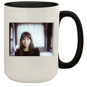 Felicity Jones 15oz Colored Inner & Handle Mug