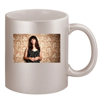 Felicity Jones 11oz Metallic Silver Mug