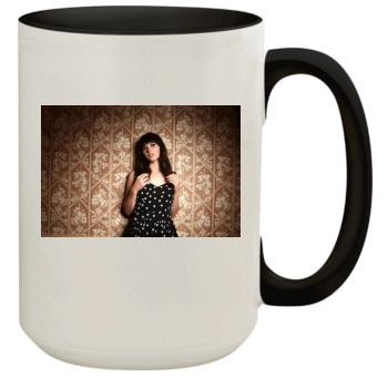 Felicity Jones 15oz Colored Inner & Handle Mug