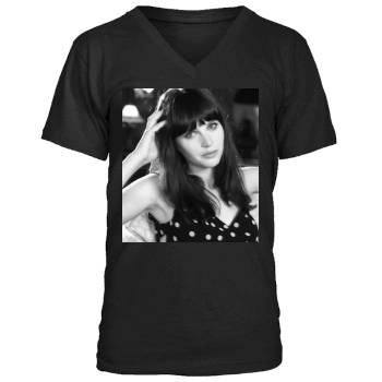 Felicity Jones Men's V-Neck T-Shirt