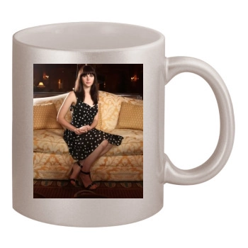 Felicity Jones 11oz Metallic Silver Mug