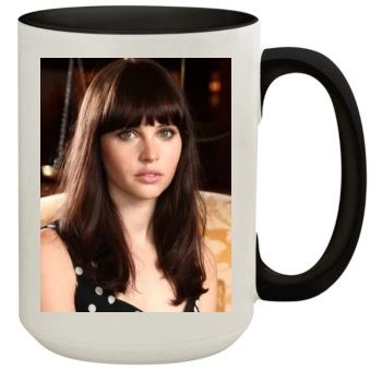 Felicity Jones 15oz Colored Inner & Handle Mug