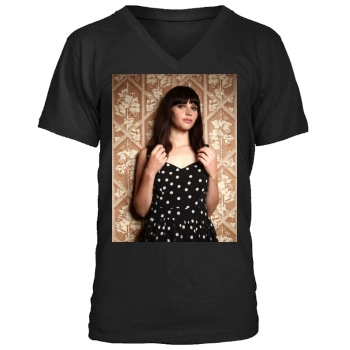 Felicity Jones Men's V-Neck T-Shirt