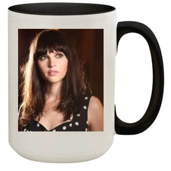 Felicity Jones 15oz Colored Inner & Handle Mug