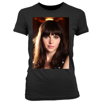 Felicity Jones Women's Junior Cut Crewneck T-Shirt