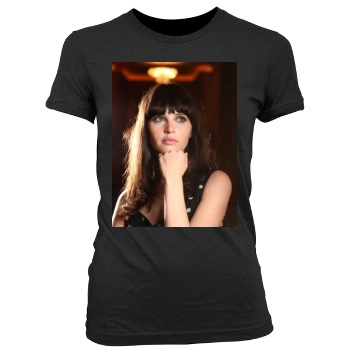 Felicity Jones Women's Junior Cut Crewneck T-Shirt