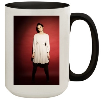 Felicity Jones 15oz Colored Inner & Handle Mug