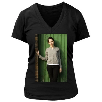 Felicity Jones Women's Deep V-Neck TShirt