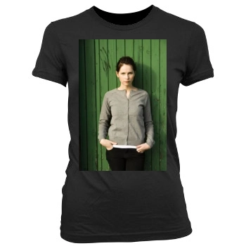 Felicity Jones Women's Junior Cut Crewneck T-Shirt