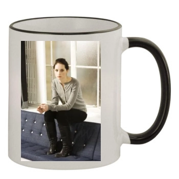 Felicity Jones 11oz Colored Rim & Handle Mug