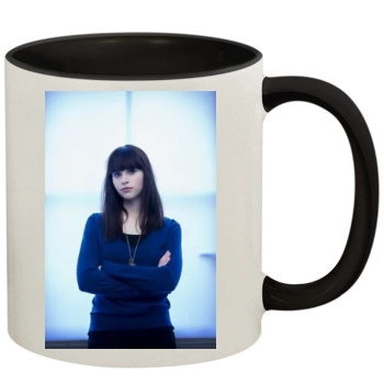 Felicity Jones 11oz Colored Inner & Handle Mug