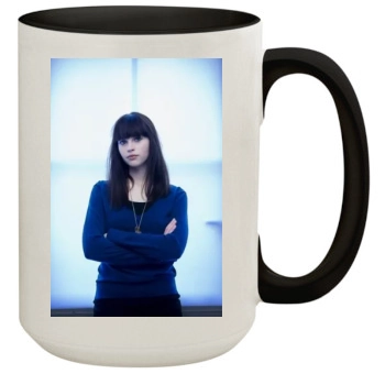 Felicity Jones 15oz Colored Inner & Handle Mug