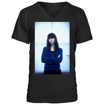 Felicity Jones Men's V-Neck T-Shirt