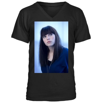 Felicity Jones Men's V-Neck T-Shirt