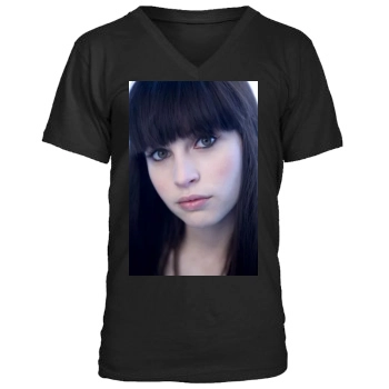 Felicity Jones Men's V-Neck T-Shirt