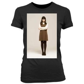 Felicity Jones Women's Junior Cut Crewneck T-Shirt