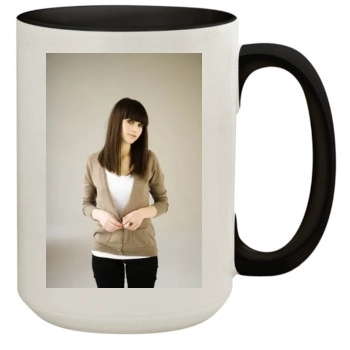 Felicity Jones 15oz Colored Inner & Handle Mug