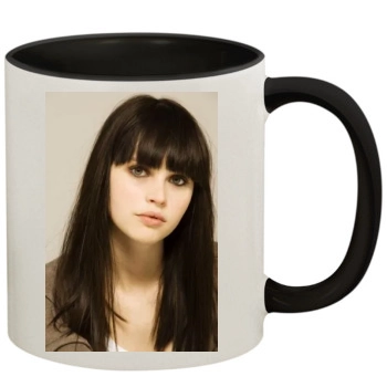 Felicity Jones 11oz Colored Inner & Handle Mug