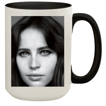 Felicity Jones 15oz Colored Inner & Handle Mug