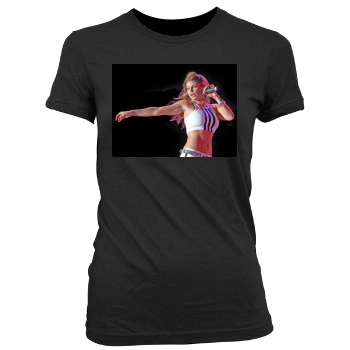 Fergie Women's Junior Cut Crewneck T-Shirt