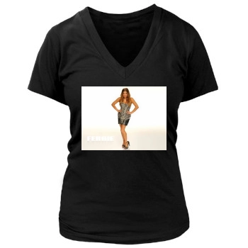 Fergie Women's Deep V-Neck TShirt