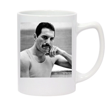 Freddie Mercury 14oz White Statesman Mug