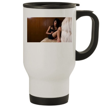 Freida Pinto Stainless Steel Travel Mug