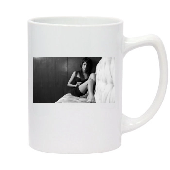 Freida Pinto 14oz White Statesman Mug