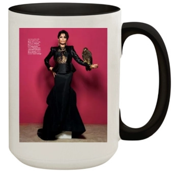 Freida Pinto 15oz Colored Inner & Handle Mug