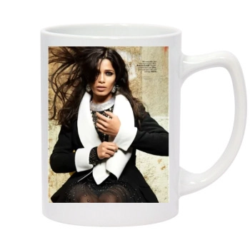 Freida Pinto 14oz White Statesman Mug